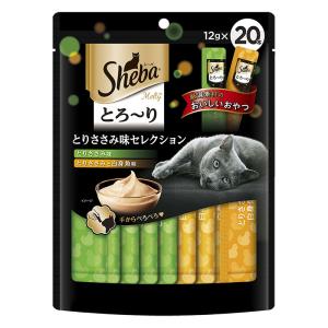 シーバ とろ~りメルティ ささみ味セレクション 1袋（12g×20本）