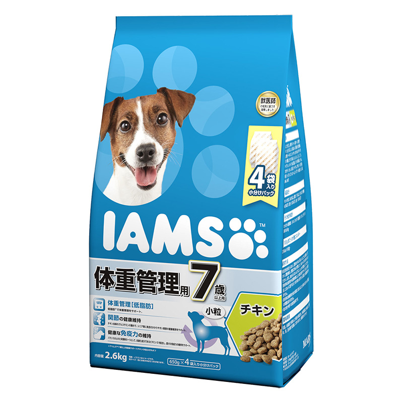 アイムス 7歳以上用 体重管理用 チキン 小粒 2.6kg