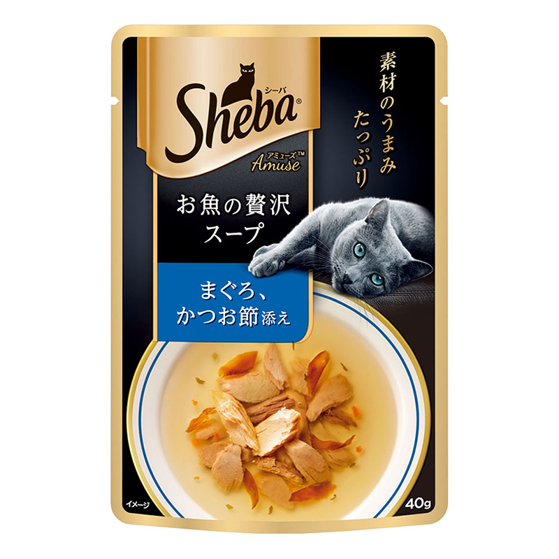 シーバ アミューズ お魚のスープまぐろかつお節 40g