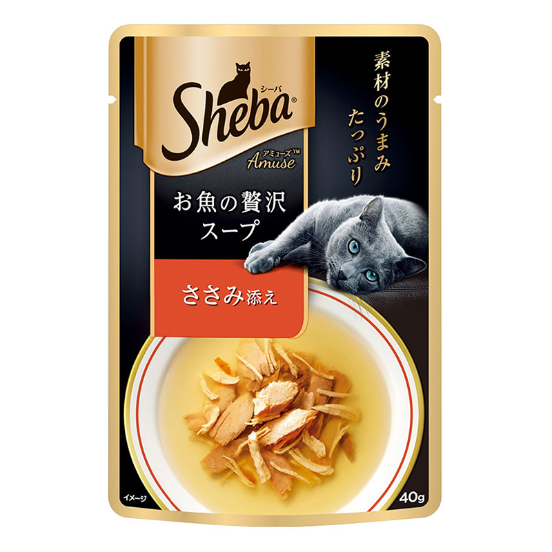 シーバ アミューズ お魚のスープささみ 40g