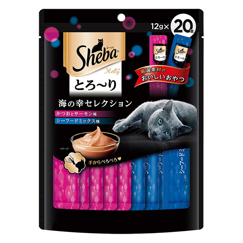 シーバ とろ~りメルティ 海の幸セレクション 1袋（12g×20本）