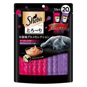 シーバ とろ~りメルティ お魚味グルメセレクション 1袋（12g×20本）
