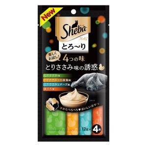 シーバ とろ~りメルティ 4つの味ささみセレクション 1袋（12g×4本）