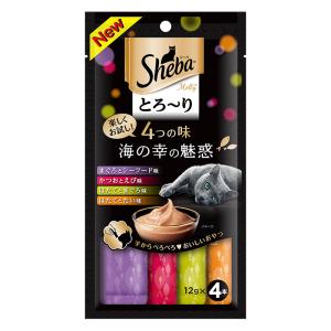 シーバ とろ~りメルティ 4つの味海の幸セレクション 1袋（12g×4本）