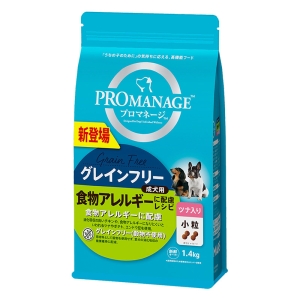 プロマネージ 成犬用 食物アレルギーに配慮レシピ ツナ入り 小粒 1.4kg