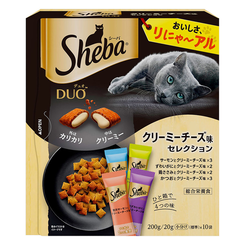シーバデュオ クリーミーチーズ味セレクション 200g(20g×10袋)