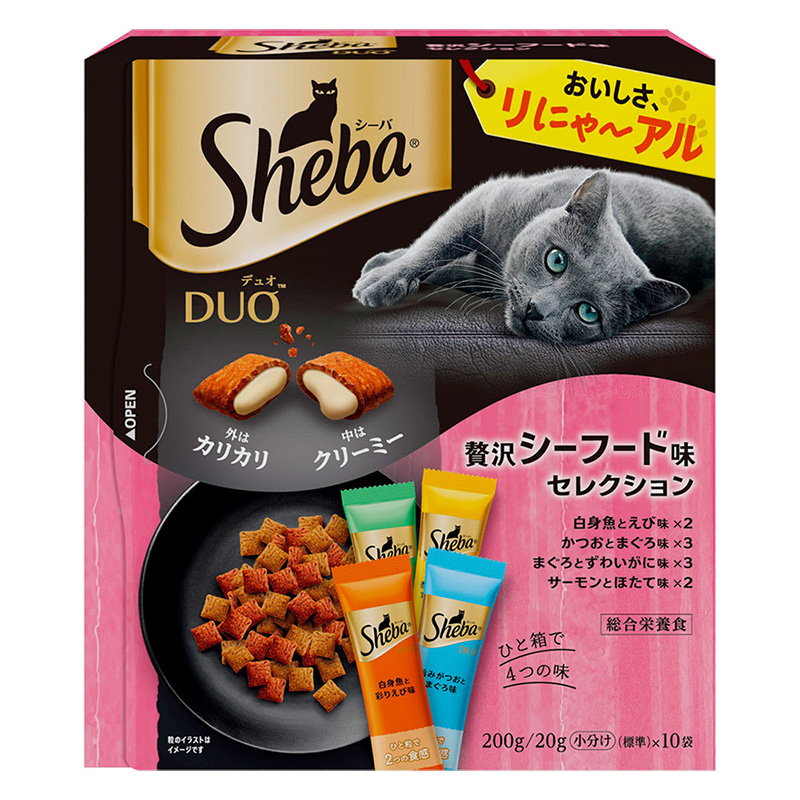 シーバデュオ 贅沢シーフード味セレクション 200g(20g×10袋) 200g