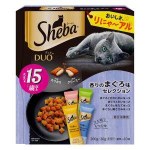 シーバデュオ 15歳以上香りのまぐろ味セレクション 200g(20g×10袋)