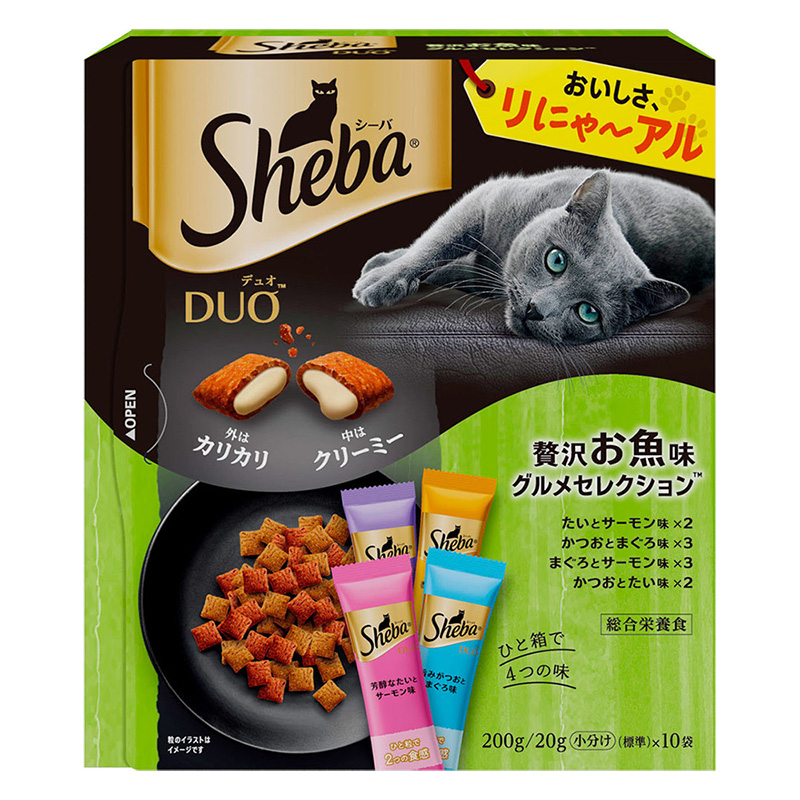 シーバデュオ 贅沢お魚味グルメセレクション 200g(20g×10袋)