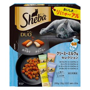 シーバデュオ クリーミーミルク味セレクション 200g(20g×10袋)