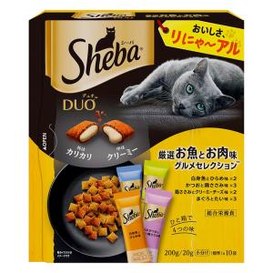 シーバデュオ 厳選お魚とお肉味グルメセレクション 200g(20g×10袋)