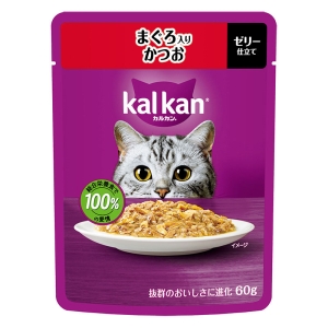 カルカン パウチ まぐろ入りかつお 60g
