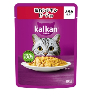 カルカン パウチ 味わいチキン ビーフ入り 60g