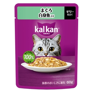 カルカン パウチ まぐろ 白身魚入り 60g