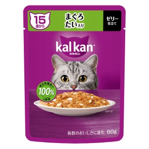 カルカン パウチ 15歳から まぐろ たい入り 60g