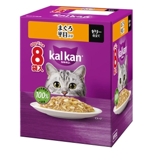 カルカン パウチ まぐろ 平目入り 60g ８袋パック