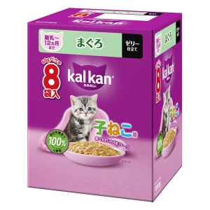 カルカン パウチ 12ヵ月までの子ねこ用 まぐろ 60g ８袋パック