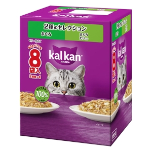 カルカン パウチ 2種のセレクション まぐろ まぐろ たい入り 60g ８袋パック