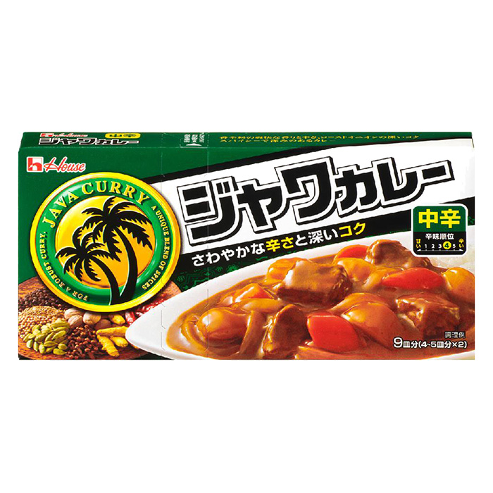 ジャワカレー 中辛 185g