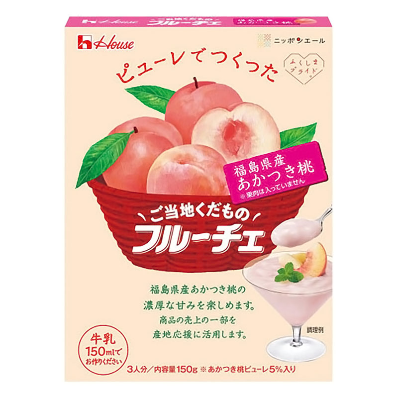 ご当地くだものフルーチェ 福島県産あかつき桃 150g