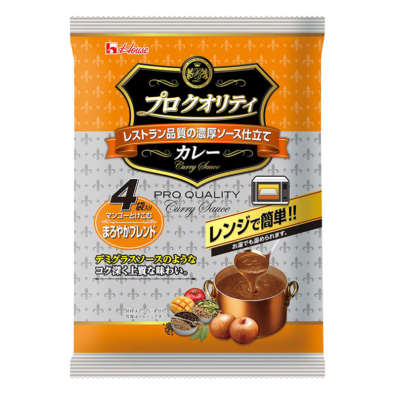 プロクオリティ カレー まろやかブレンド 4袋入り(680g)