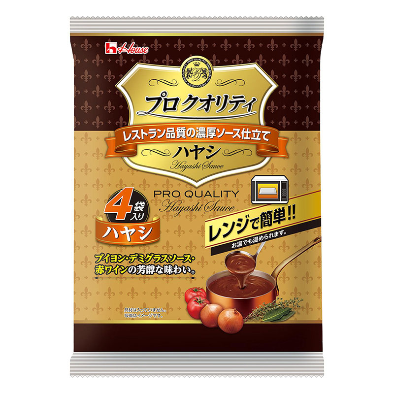 プロクオリティ ハヤシ 4袋入り(540g)