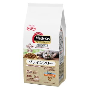 メディファス アドバンス 猫 グレインフリー 1歳から チキン＆フィッシュ味 250g×5袋