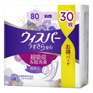 ウィスパー うすさら安心 80cc 30枚