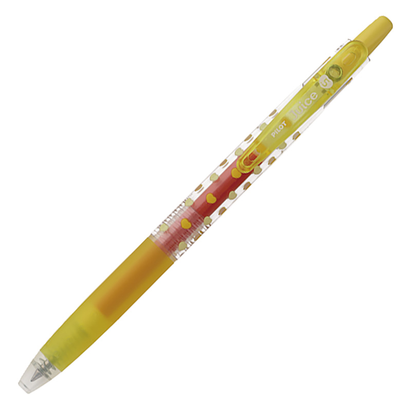 ジュース ゲルインキボールペン 0.5mm ピュレグミコラボ 4色セット(クラシックイエロー・グレープ・アップルグリーン・ベビーピンク)