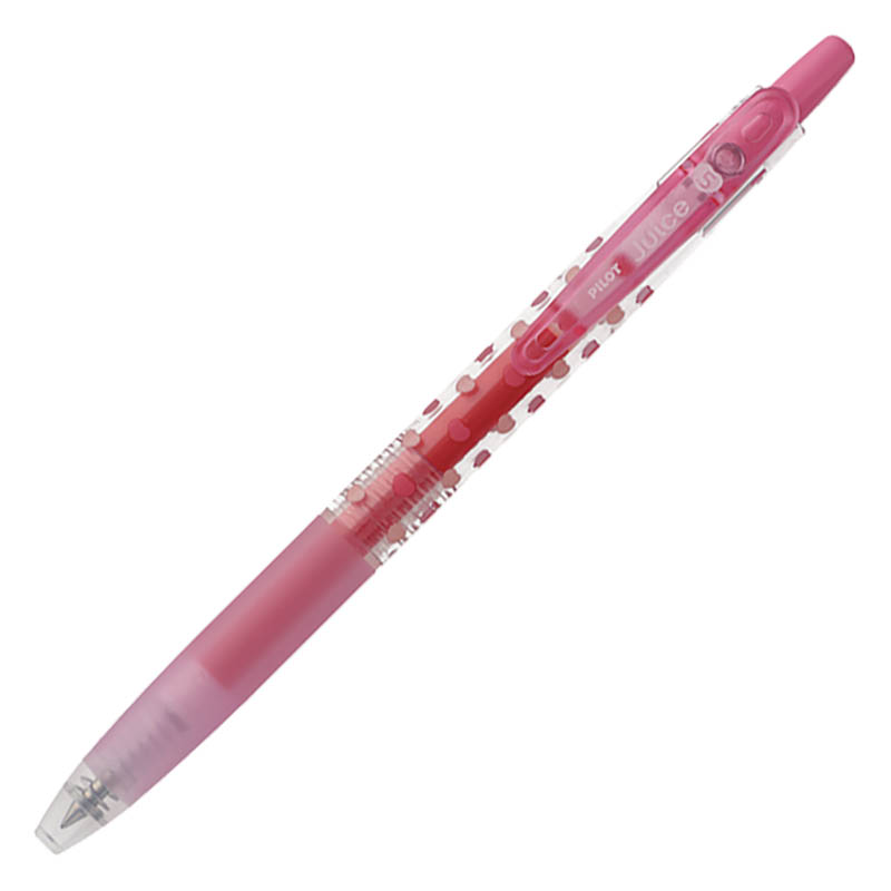 ジュース ゲルインキボールペン 0.5mm ピュレグミコラボ 4色セット(クラシックイエロー・グレープ・アップルグリーン・ベビーピンク)