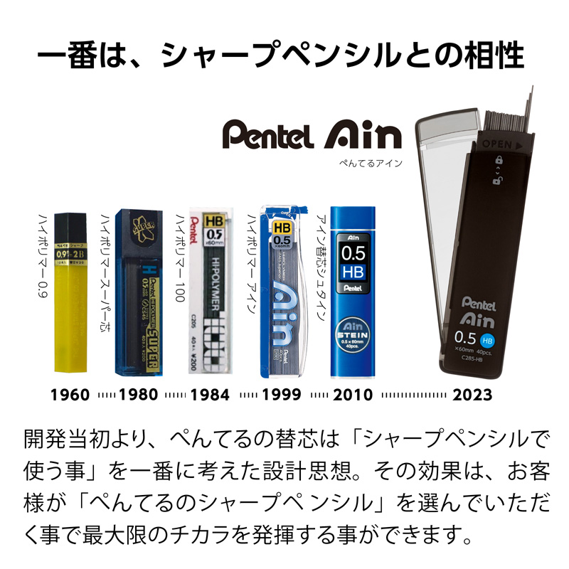アインシャープ芯05HBXC285HB-3P MM