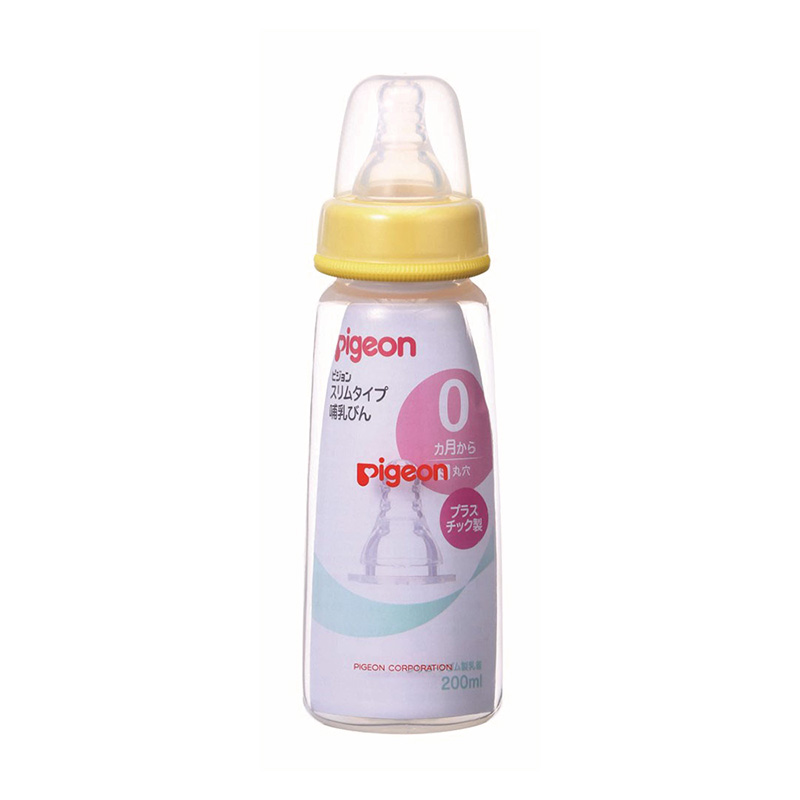 スリムタイプ哺乳びん プラスチック製 200ml