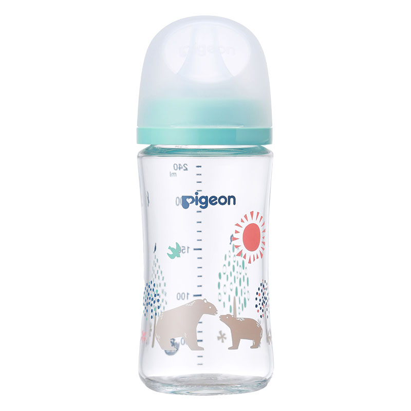 母乳実感 耐熱ガラス Bear 240ml