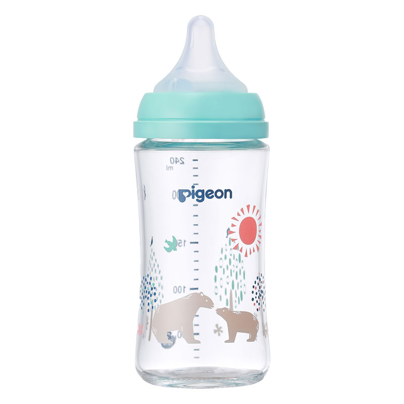 母乳実感 耐熱ガラス Bear 240ml