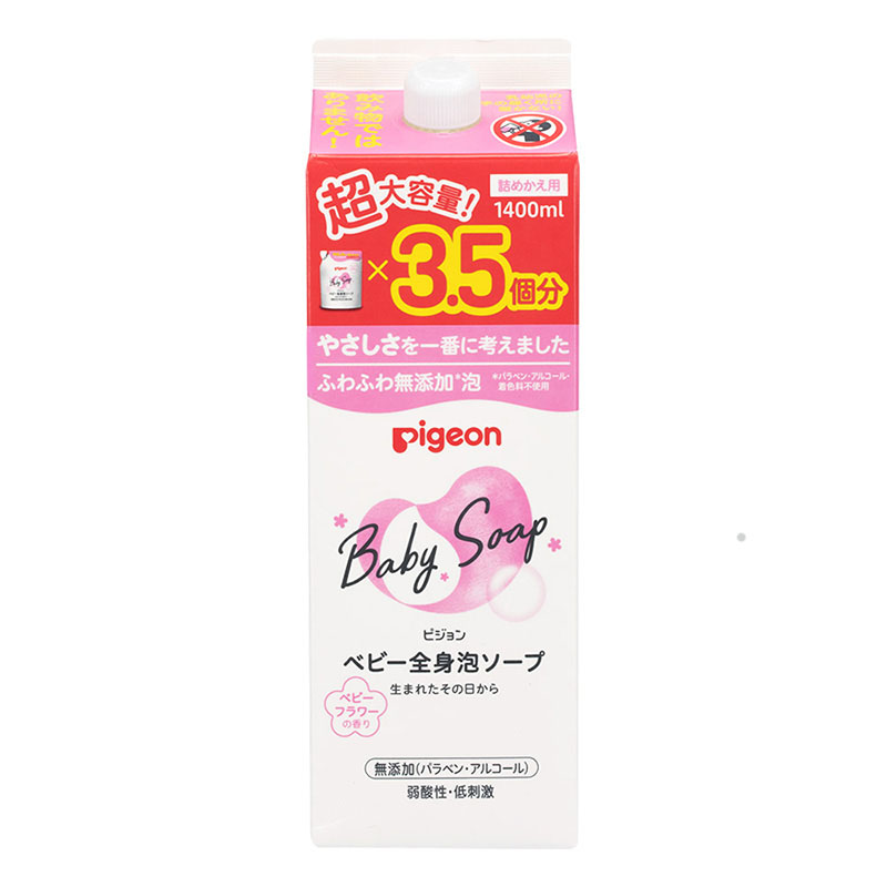 ベビー全身泡ソープ フラワー 詰替え3.5回分 1400ml