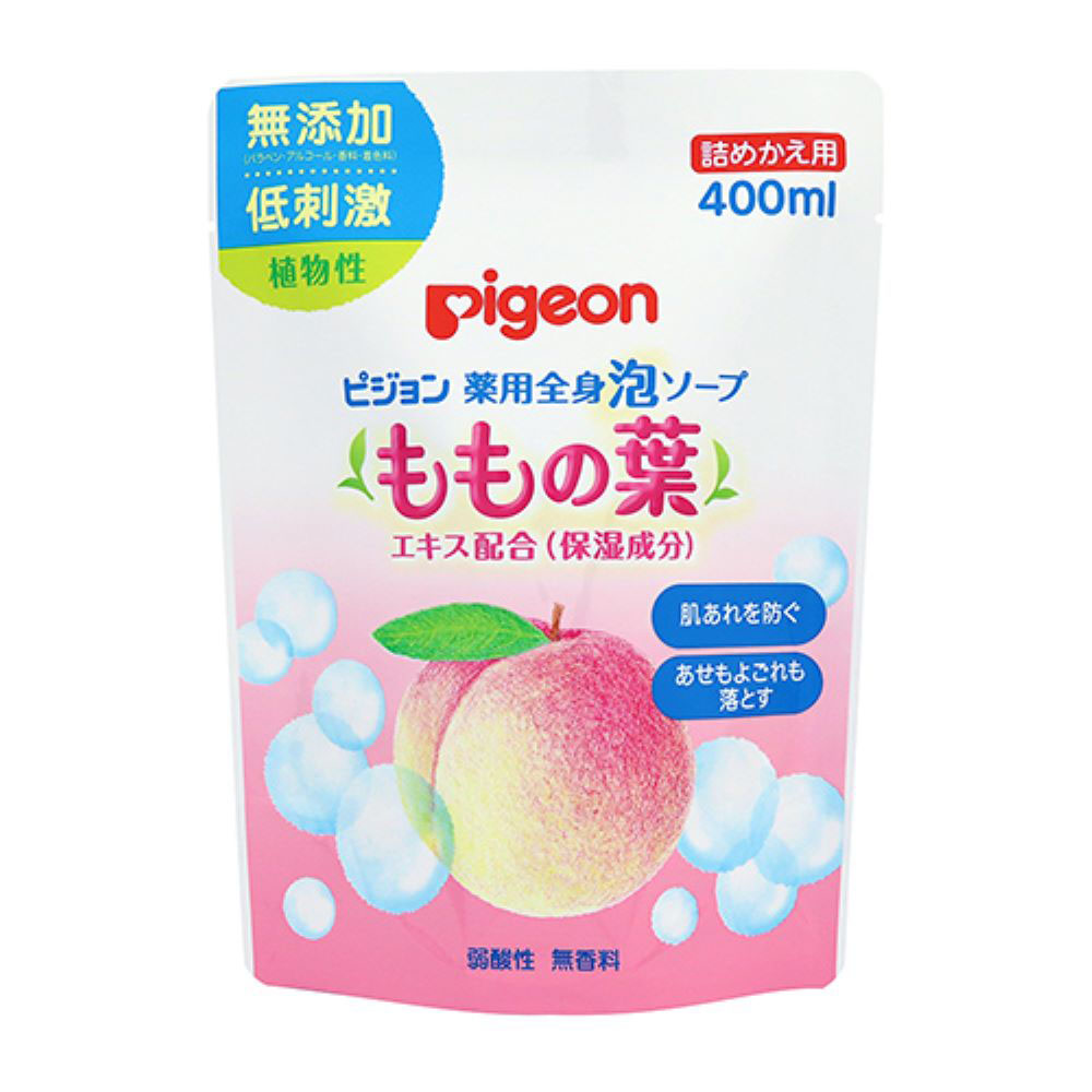 薬用全身泡ソープ(ももの葉) 詰替用 400ml