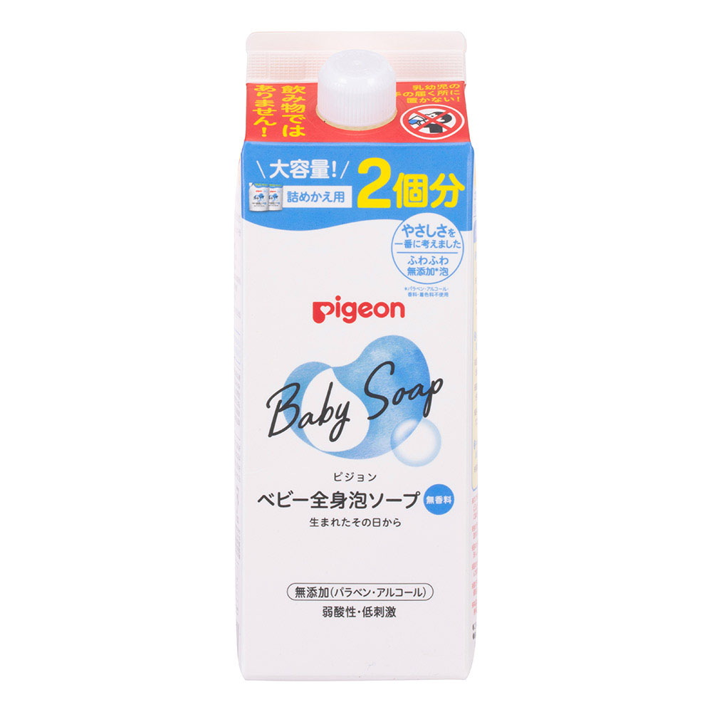 ベビー全身泡ソープ 詰替用(2回分) 800ml