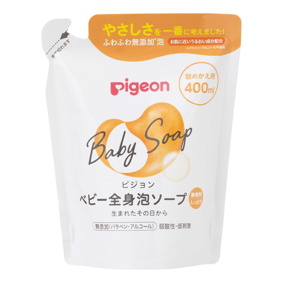 ベビー全身泡ソープ しっとり 詰替用 400ml