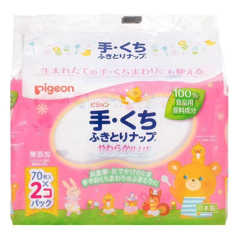 手・くちふきとりナップ 詰替 70枚×2P