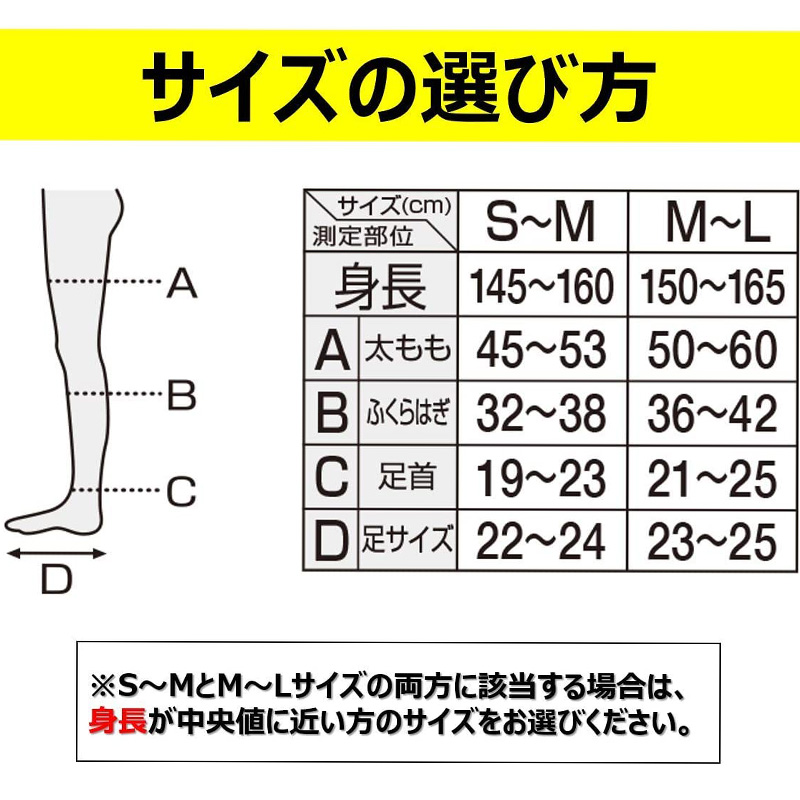 スリムウォーク メディカルリンパ ロング【一般医療機器】 S-M