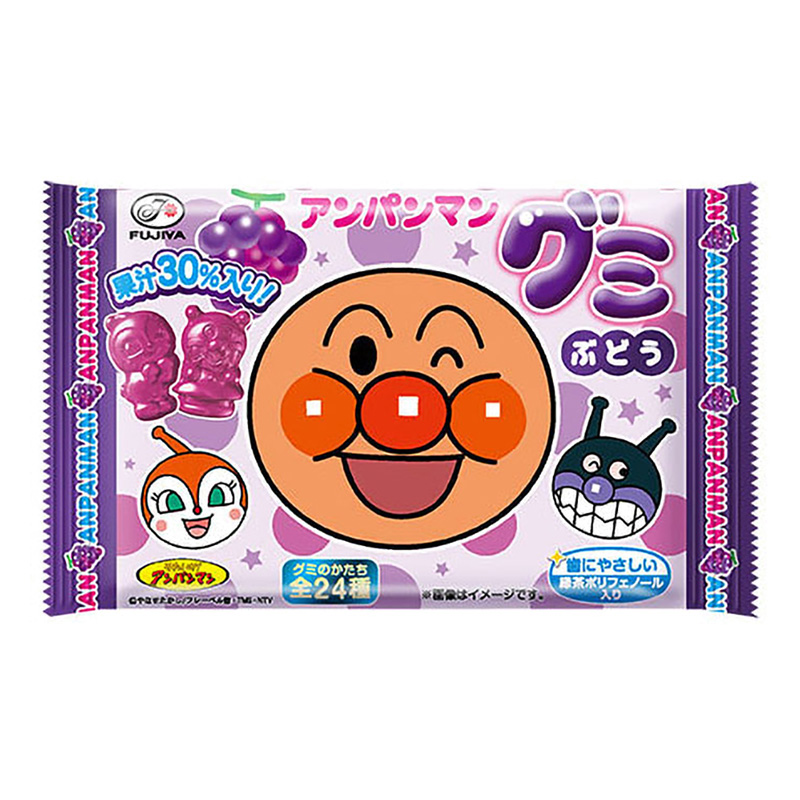 アンパンマングミ(ぶどう) 6粒入