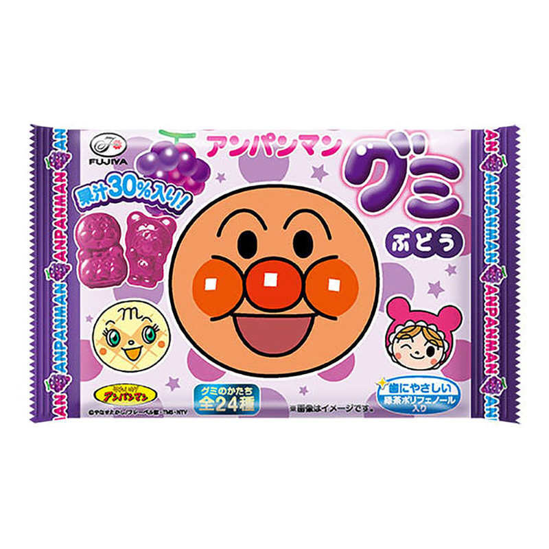 アンパンマングミ(ぶどう) 6粒入