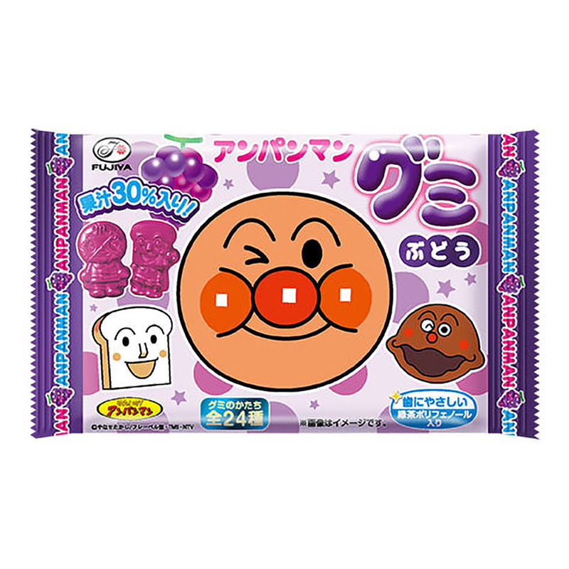 アンパンマングミ(ぶどう) 6粒入