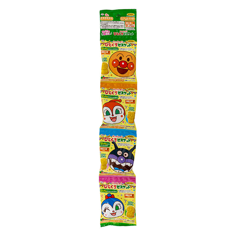 アンパンマンひとくちビスケット 4連 80g