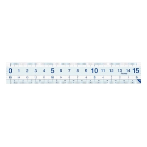 先生おすすめ直定規15cm