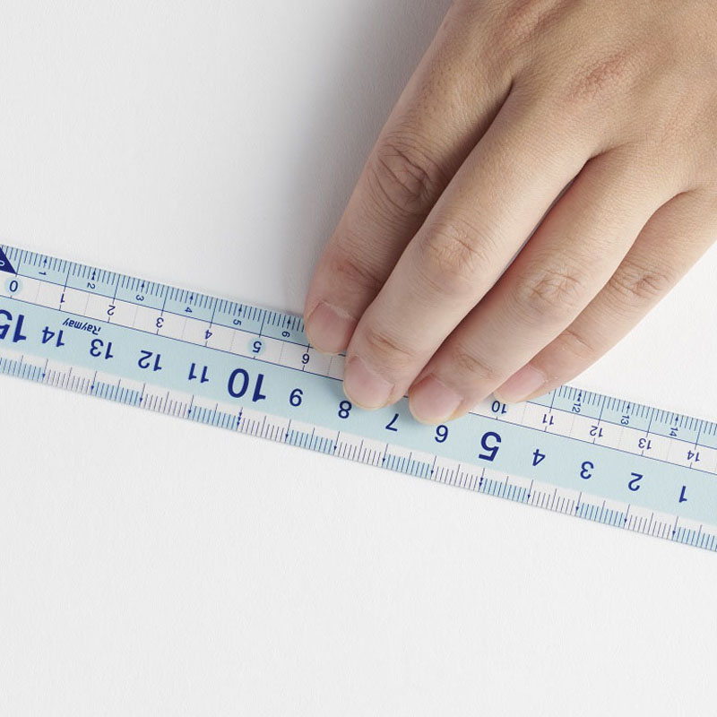 先生おすすめ直定規15cm