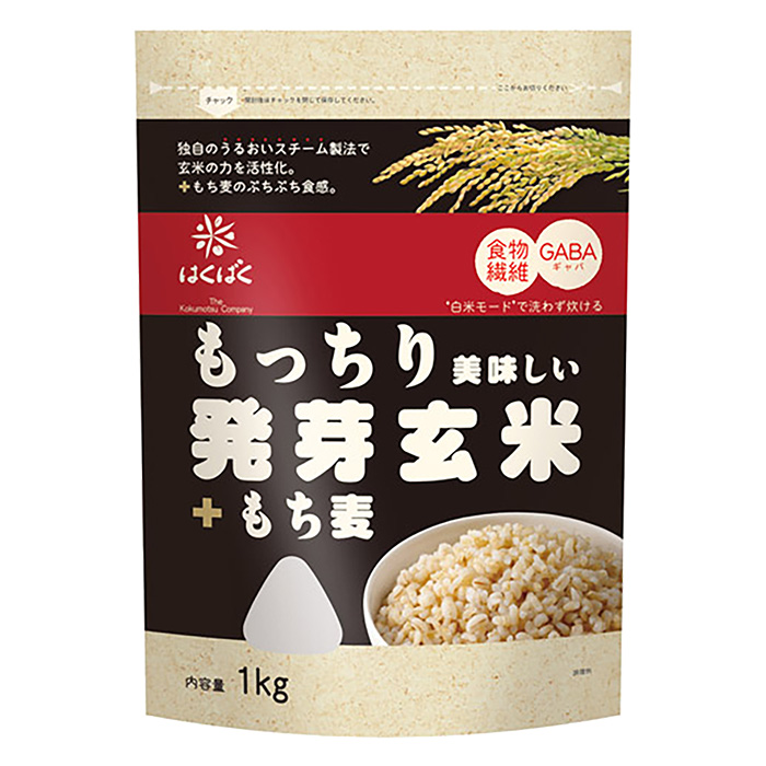 はくばく　発芽玄米+もち麦 1kg
