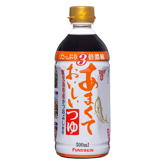 フンドーキン醤油 あまくておいしいつゆ 500ml