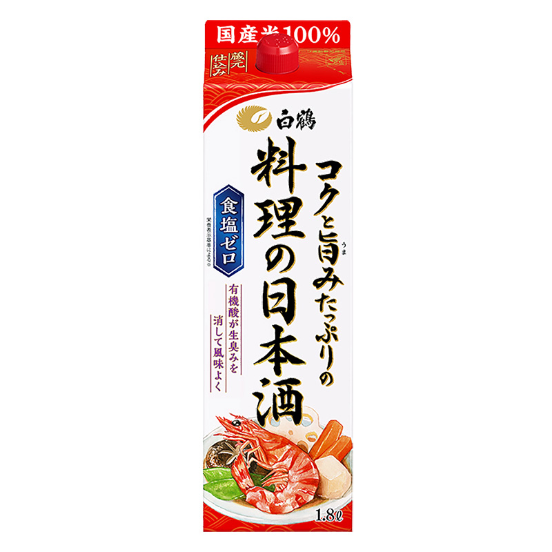 コクと旨みたっぷりの料理の日本酒 1.8L