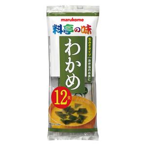 生みそ汁 料亭の味 わかめ 12食 216g